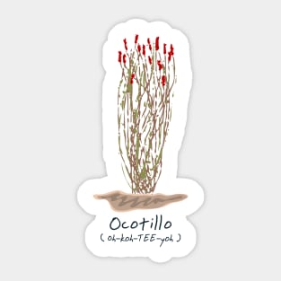 Ocotillo Sticker